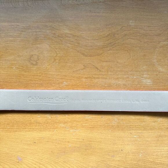 Coldwater Creek Women’s Vegan Leather Pink Python Embossed Adjustable Hipslung H - Picture 2 of 7